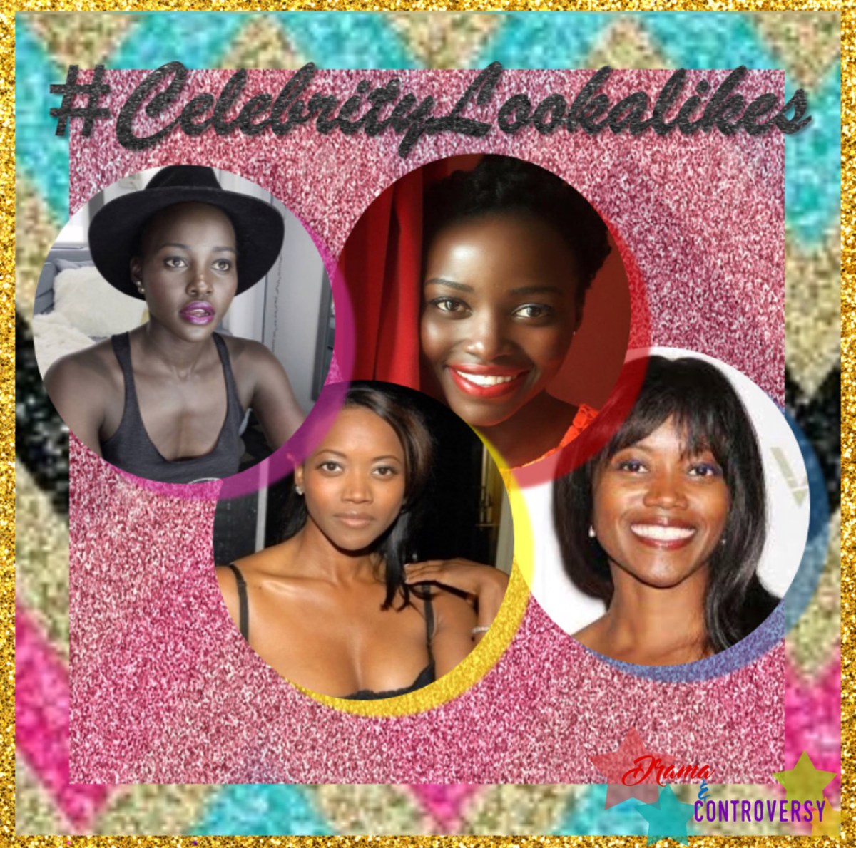 Celebrity Lookalikes: Erika Alexander & Lupita&nbsp;Nyong’o